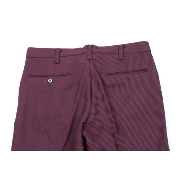 Vintage 70s Lee Mens 34x31 Whipcord Ribbed Knit Corduroy Bell Bottoms Pants USA - Picture 10 of 12